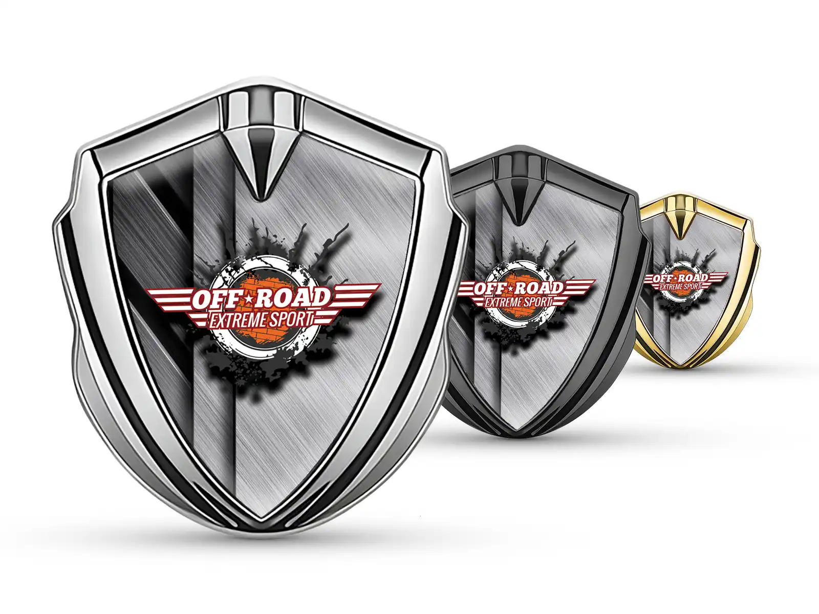 Metal Domed Emblem Tuning Design Shiny Max